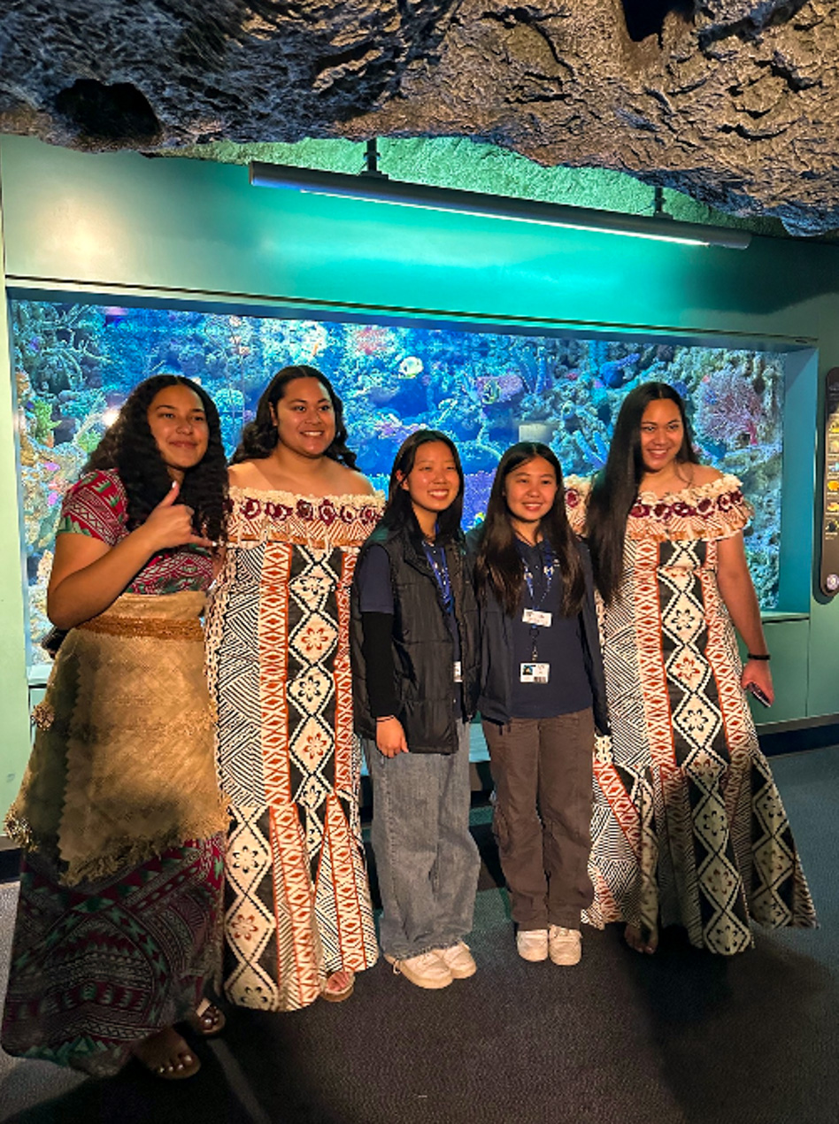 Group five people in Aquarium gallery