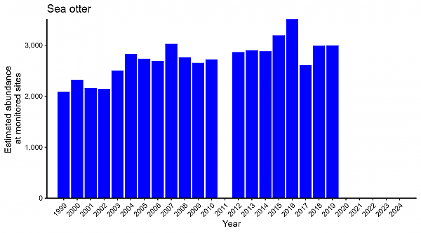 Sea otter abundance